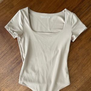 Abercrombie square neck bodysuit